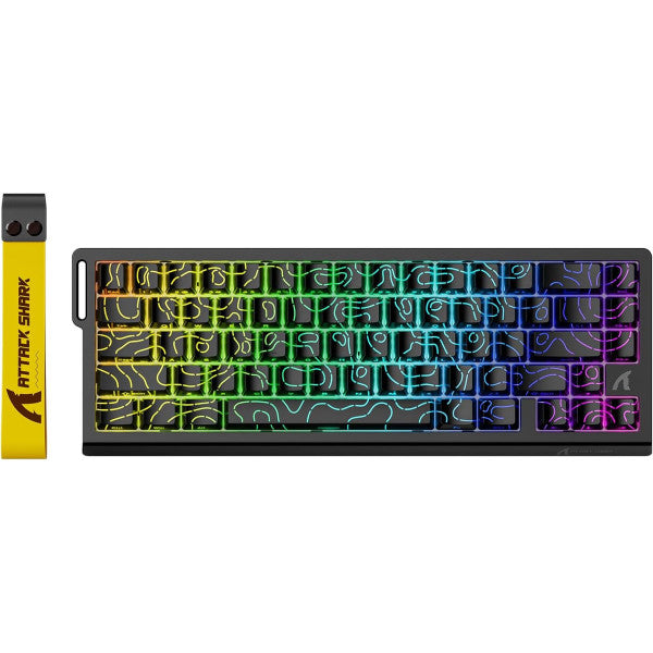 ATTACK SHARK X68 HE BLACK Contours (Magnetic Switch) ATTACK SHARK X68 HE BLACK Contours (Magnetic Switch)